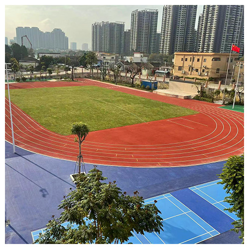 河北中山东凤镇中心小学无缝预制型跑道